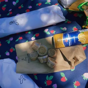 Soho Sandwich, Southside Sandwich, Bmh Sandwich, San Pellegrino Drink