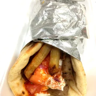 Original Sliced Gyro (with french fries inside)