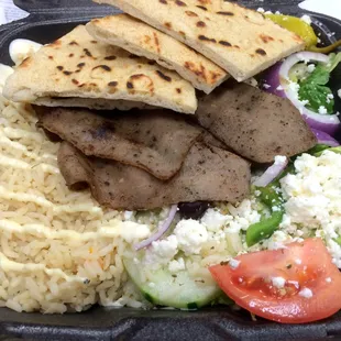 B'More Greek Platter (with Sliced Gyro)