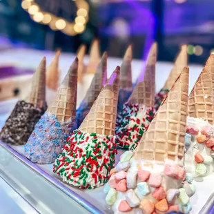 Waffle cone options!