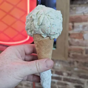 Vegan Cap&apos;n Crunch in a sugar cone