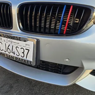 Damage to front bumper by Dealership