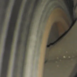 My original rotor inside area look at rusted area and metal scraping marks.