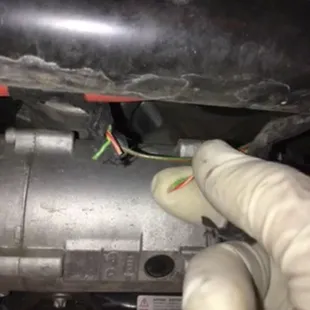 Chewed by A rodent. BMW of Tulsa discovered and repaired