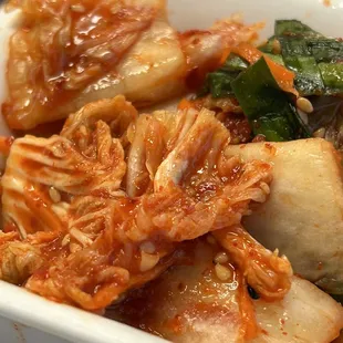 Very flavorful kimchi; was told not allowed to take leftovers of it to go but the waitstaff allowed it since it was the end of the night.