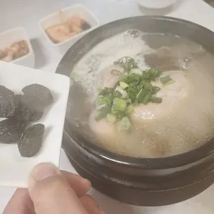 Black Garlic Samgyetang