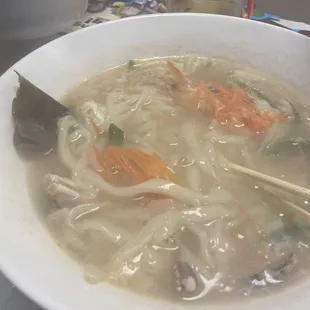 Seafood Noodle Soup