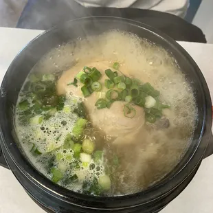 Black Garlic Chicken Soup