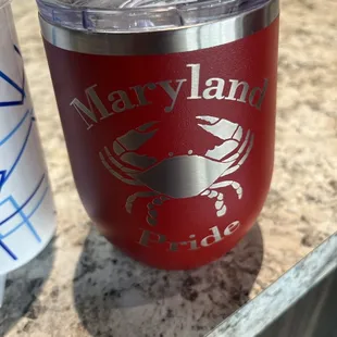 There&apos;s Maryland pride merchandise for sale inside!