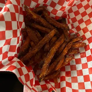 Burnt Sweet Potato Fries
