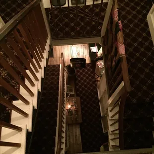 Looking down from 3rd floor