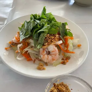 The salad course