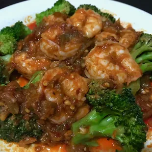 Tangy Spicy Shrimp. HOT!!!