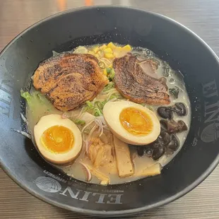 garlic black bean ramen