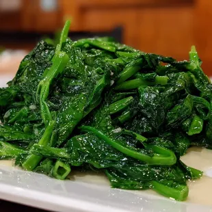 Snow Pea Leaf with Minced Garlic. $16.99.