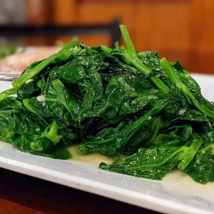 Snow Pea Leaf with Minced Garlic. $16.99.