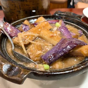 Eggplant with Salted Fish