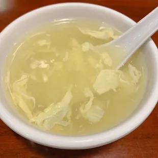 Cilantro Egg Drop Soup