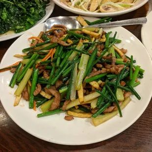 Shredded Pork Pan Fried Noodles