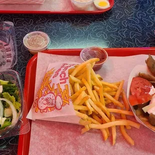 Gyro plate. It&apos;s a full meal for sure.