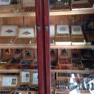 Huge selection of cigars