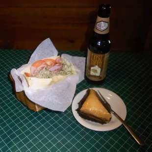 Pita Pocket, Baklava, and a Local Brew