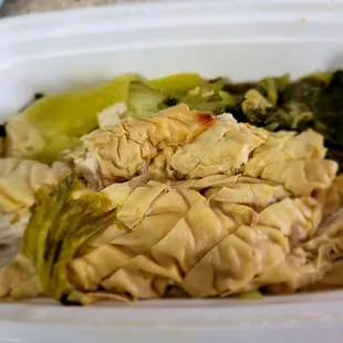 Intestines with pickles