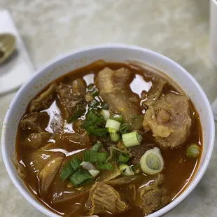 3. Beef Belly Flat Noodle Soup