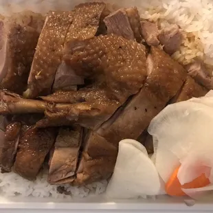 Duck Over Rice