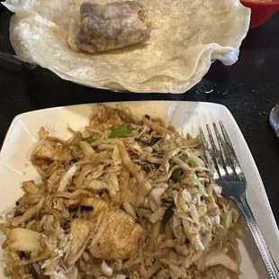 Moo shu with chicken