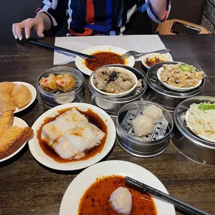 Variety of Dim Sum