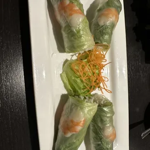 Shrimp and Pork Vietnamese Style Spring Rolls