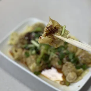 Spicy wonton