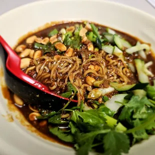 Dinner @Bo's Kitchen; 5/3/2024. Hubby David Ordered, JaJamein (spelling wrong?)...LOL.