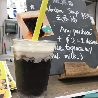 Black Rice Tapioca with Coconut Milk