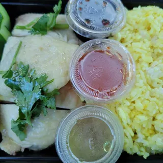 Garlic Chicken on Rice