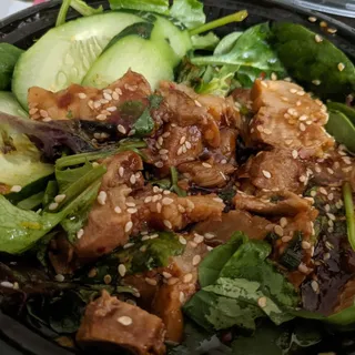 Spicy and Garlic Pork Belly with Rice