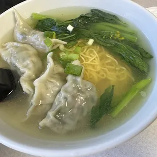 House Special Dumplings Noodle Soup