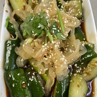 Cucumber Salad with Jellyfish