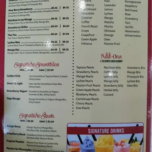 Menu as of 07/13/22