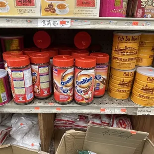 Ovaltine and Viet coffee that's in most Asian households