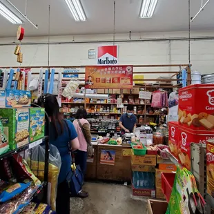 The counter where you pay for your groceries.