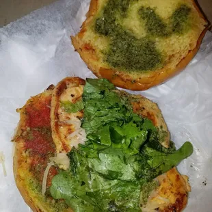 Chicken parmesan. I'm not impressed.