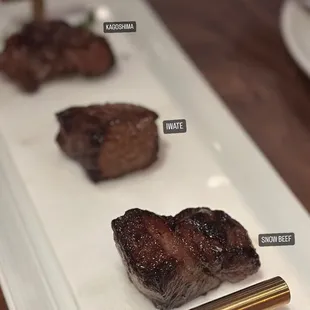 Japanese Wagyu Flight