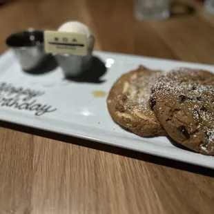 Desserts were delectable