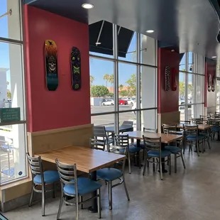 Main dining area is comfortable and spacious!