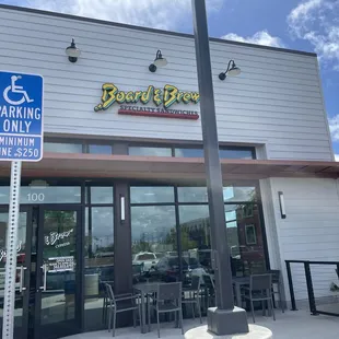 Front of restaurant