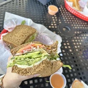 Veggie supreme sandwich