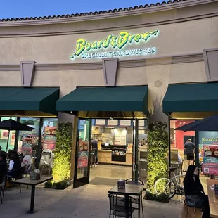 Front of the restaurant