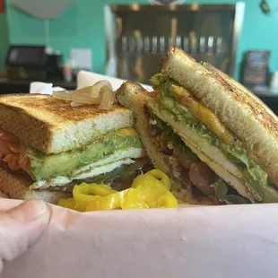 Loaded grilled cheese
